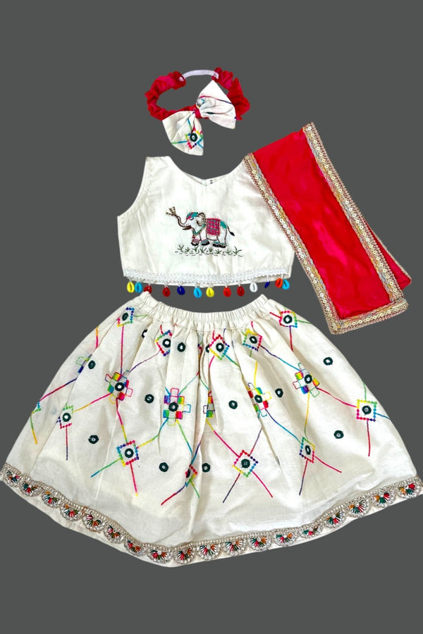 Buy embroidered lehenga for baby girl online