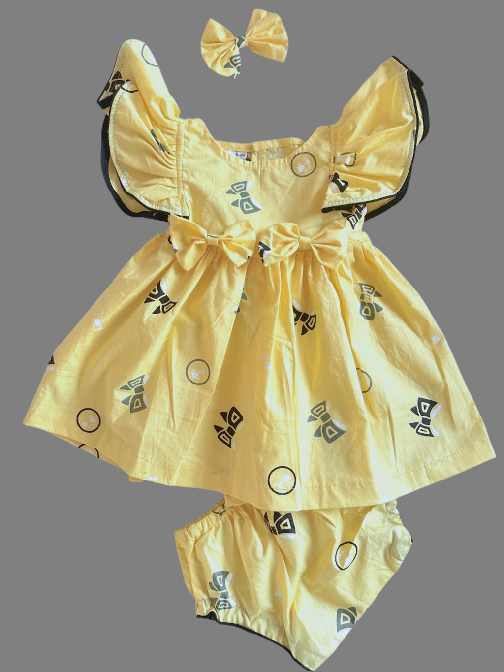 Designer party wear dress for baby girl