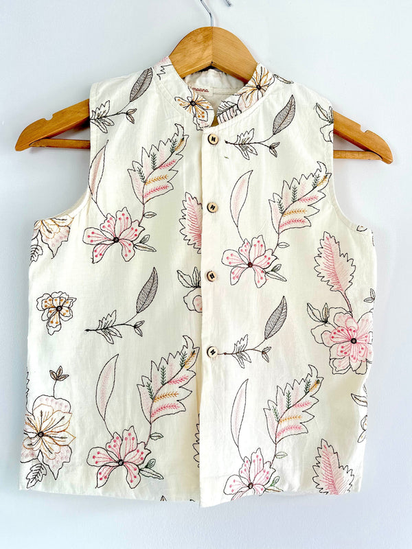 Embroidered jacket for baby boy